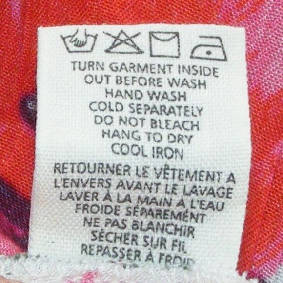 BILLABONG Swim cover/Camisole, M, Cropped, White/Red Floral, Straps - Picture 11 of 11